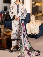 LAWN 3-PC  STITCHED SIGNATURE PRINTS - NUREH-SP116