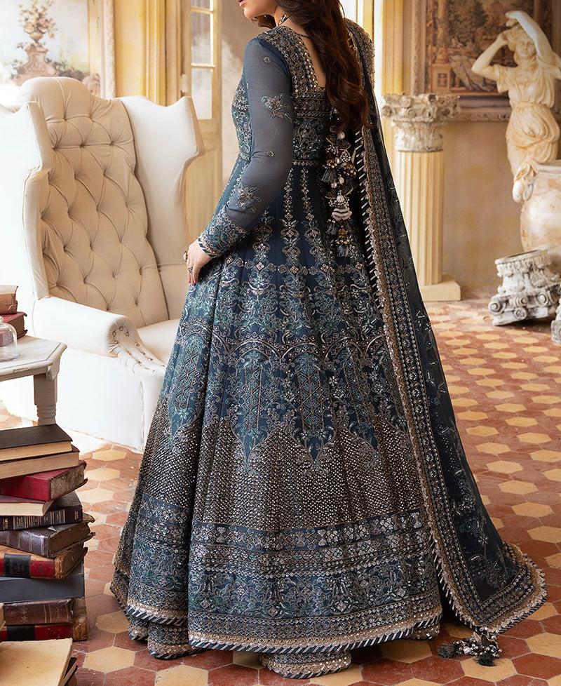 2-PCS- CHIFFON PESHWAS- KHWAB E NAUBAHAR-AJNB-0255