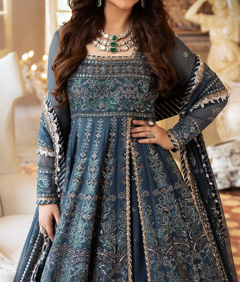 2-PCS- CHIFFON PESHWAS- KHWAB E NAUBAHAR-AJNB-0255