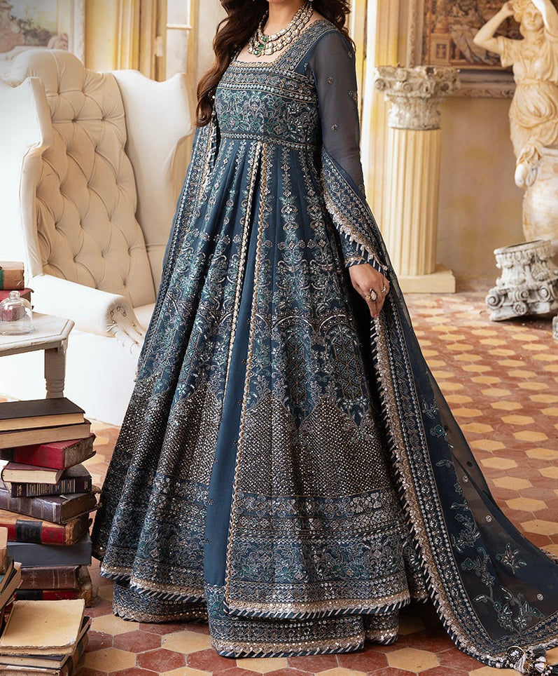 2-PCS- CHIFFON PESHWAS- KHWAB E NAUBAHAR-AJNB-0255