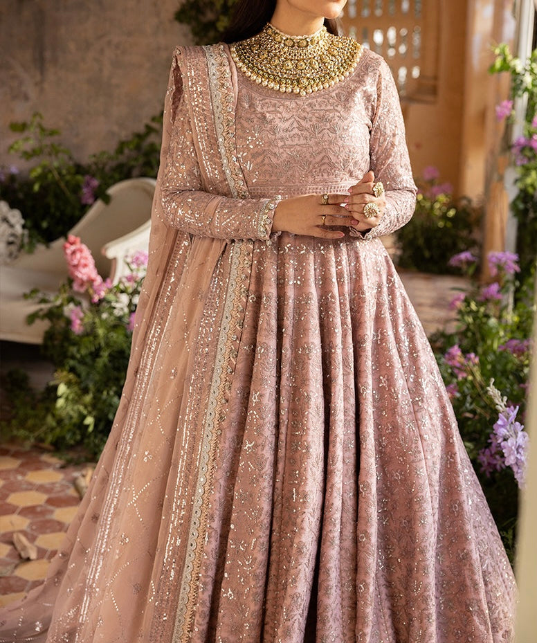 2-PCS- CHIFFON PESHWAS- KHWAB E NAUBAHAR -AJNB-0655