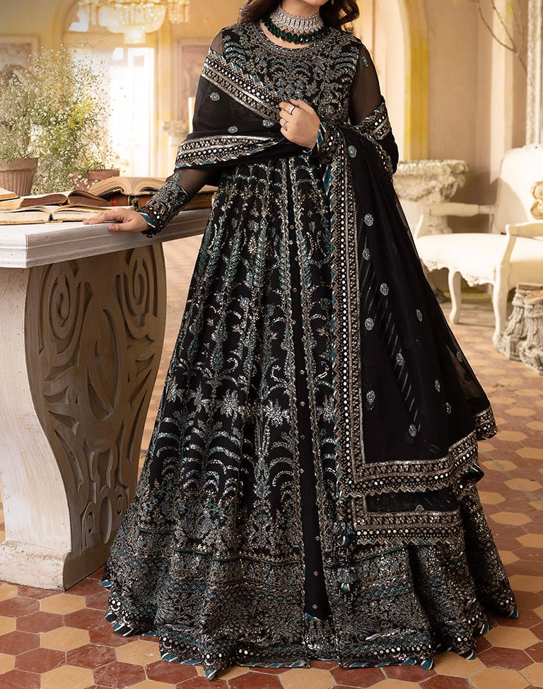 2-PCS- CHIFFON PESHWAS- KHWAB E NAUBAHAR -AJNB-0555