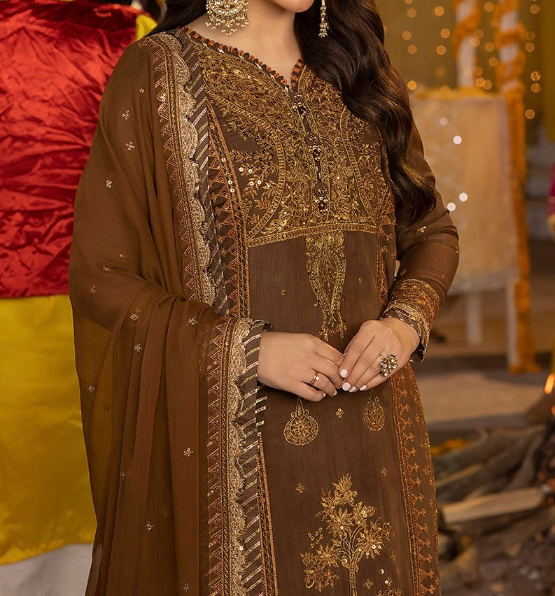 3-PC-EMBROIDERED PAPER COTTON DASTAAN COLLECTION BY ASIM JOFA-AJDA-1150