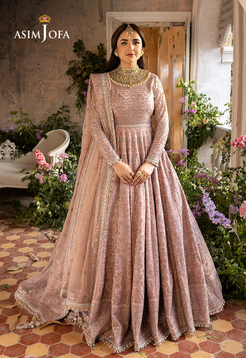 2-PCS- CHIFFON PESHWAS- KHWAB E NAUBAHAR -AJNB-0655