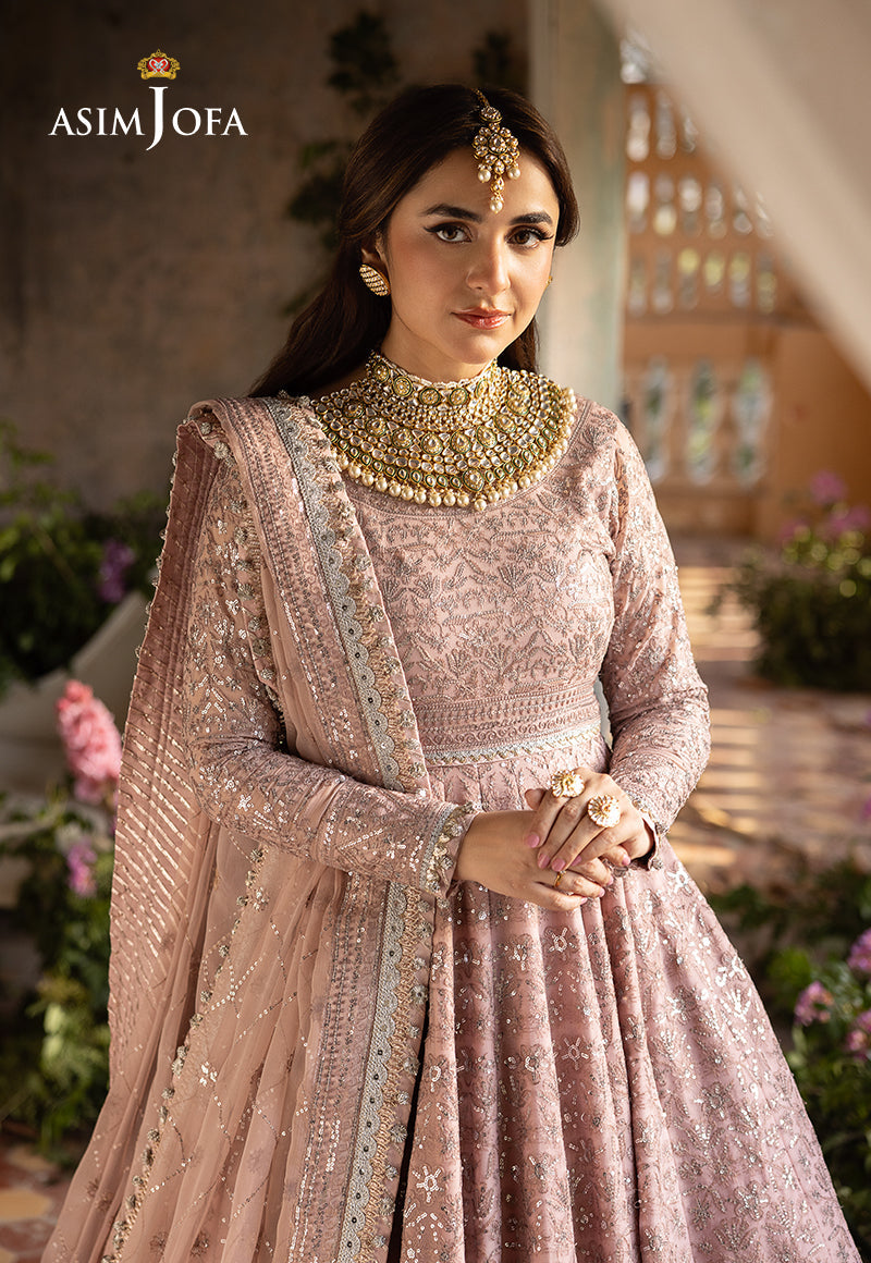 2-PCS- CHIFFON PESHWAS- KHWAB E NAUBAHAR -AJNB-0655