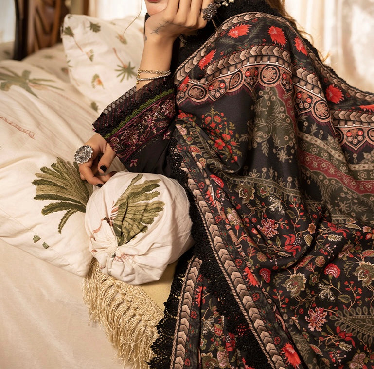 Rania black dupatta