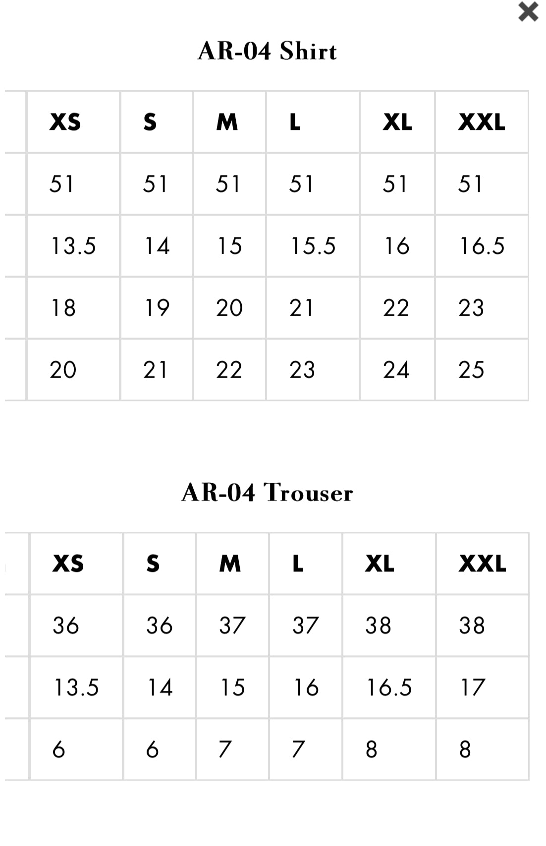 Size-Chart-Shirt-Aroha-04-RiyazArts