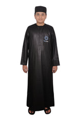NOOR AL TALIB COLLECTION-"THE LIGHT OF STUDENTS, IN SUNNAH STYLE"                      UNIFORM-BLACK THOBE -1PC